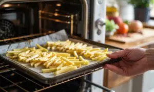 W jakiej temperaturze piec frytki, aby były idealnie chrupiące?