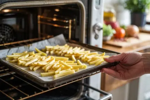 W jakiej temperaturze piec frytki, aby były idealnie chrupiące?