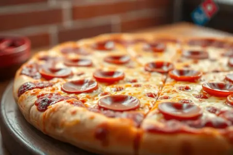 Średnia pizza Domino's ile cm? Odkryj jej zaskakujący rozmiar!